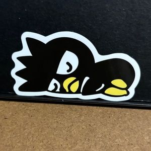 SAD BLACK BIRD STICKER